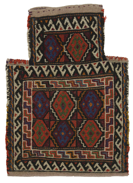 Qashqai - Saddle Bag Tappeto Persiano 48x35