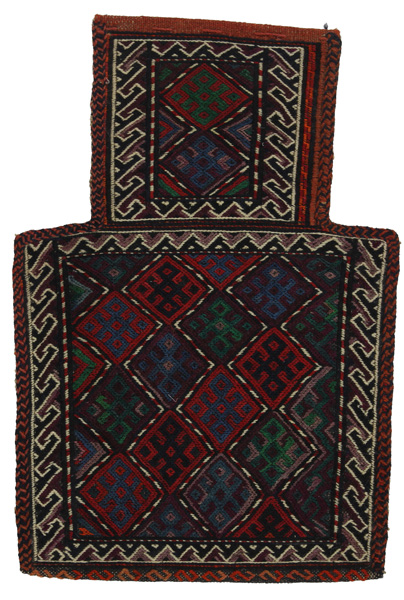 Qashqai - Saddle Bag Tappeto Persiano 51x35