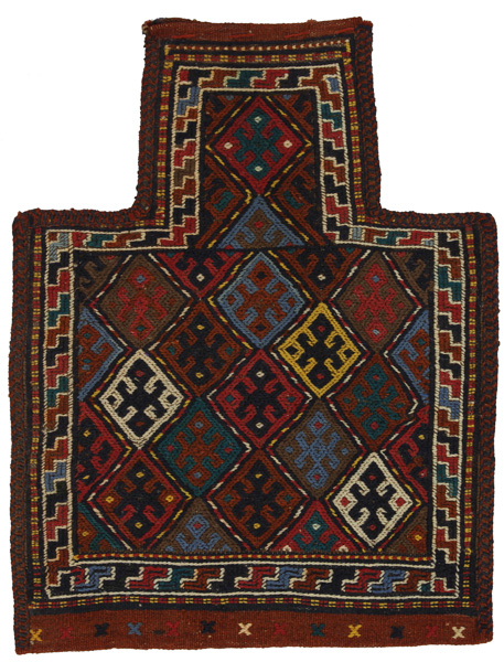 Qashqai - Saddle Bag Tappeto Persiano 51x39