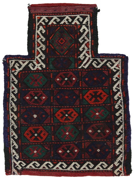 Qashqai - Saddle Bag Tappeto Persiano 48x35