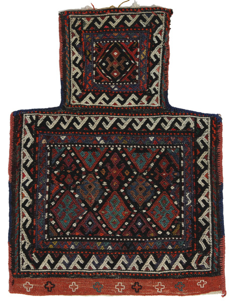 Qashqai - Saddle Bag Tappeto Persiano 51x38