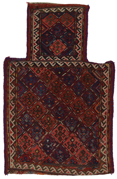 Qashqai - Saddle Bag Tappeto Persiano 60x38