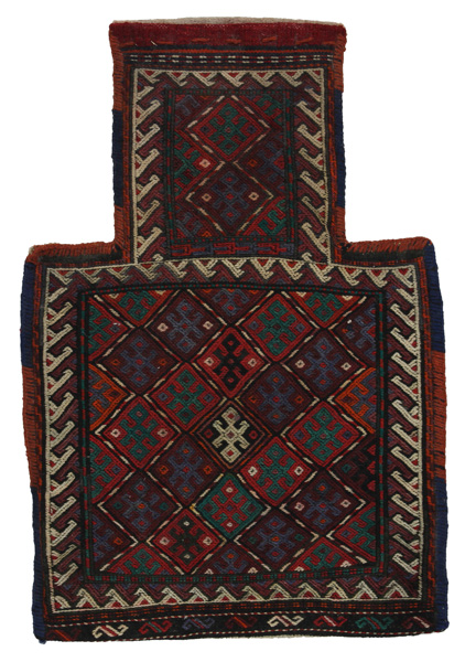 Qashqai - Saddle Bag Tappeto Persiano 59x40