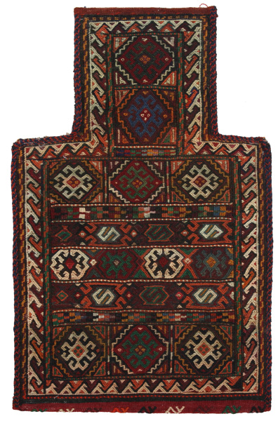 Qashqai - Saddle Bag Tappeto Persiano 57x36