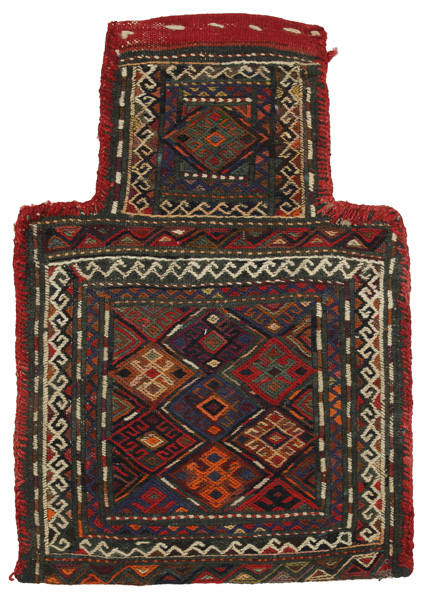 Qashqai - Saddle Bag Tappeto Persiano 47x33