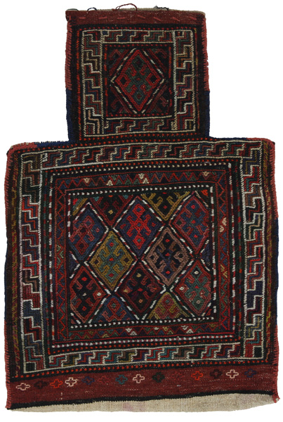 Qashqai - Saddle Bag Tappeto Persiano 58x39
