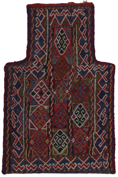 Qashqai - Saddle Bag Tappeto Persiano 54x36