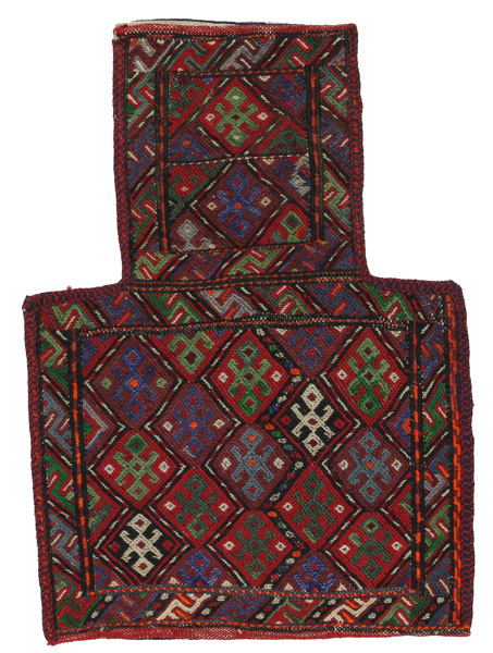Qashqai - Saddle Bag Tappeto Persiano 50x36