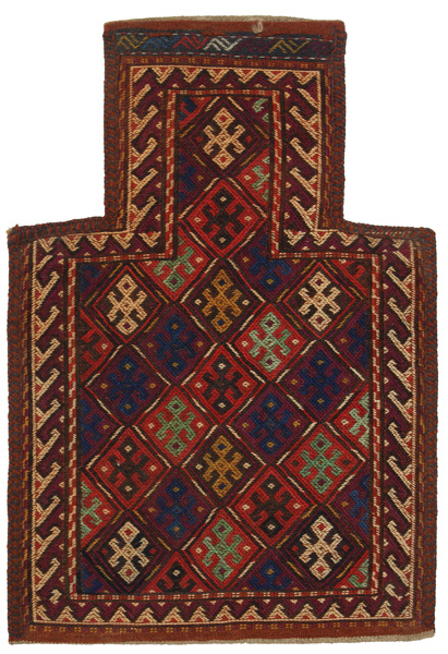 Qashqai - Saddle Bag Tappeto Persiano 54x37