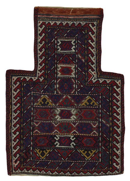 Qashqai - Saddle Bag Tappeto Persiano 51x36