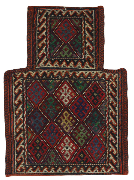 Qashqai - Saddle Bag Tappeto Persiano 49x36