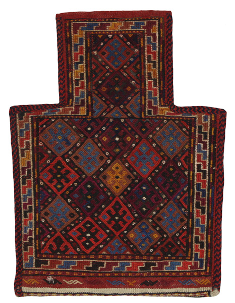 Qashqai - Saddle Bag Tappeto Persiano 49x36