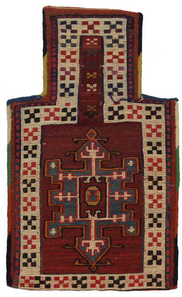 Qashqai - Saddle Bag Tappeto Persiano 50x31