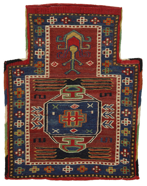Qashqai - Saddle Bag Tappeto Persiano 41x32