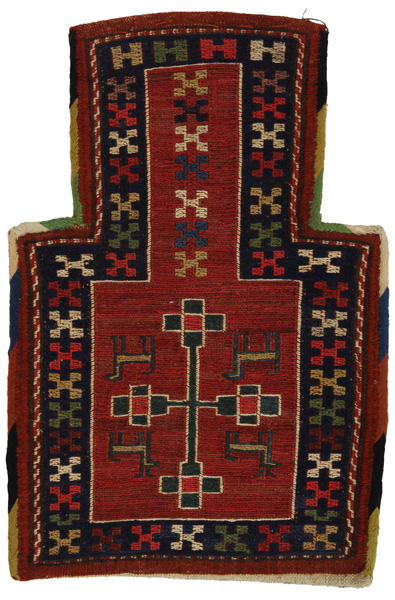 Qashqai - Saddle Bag Tappeto Persiano 46x31