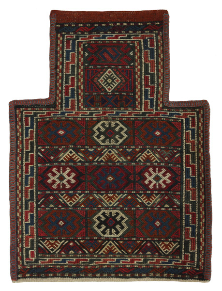 Qashqai - Saddle Bag Tappeto Persiano 47x35