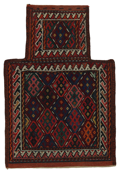 Qashqai - Saddle Bag Tappeto Persiano 55x38
