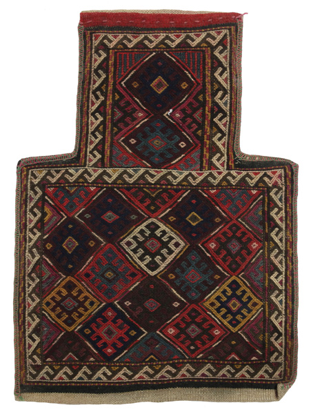 Qashqai - Saddle Bag Tappeto Persiano 55x40