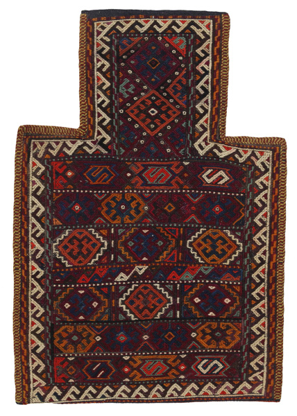 Qashqai - Saddle Bag Tappeto Persiano 54x38
