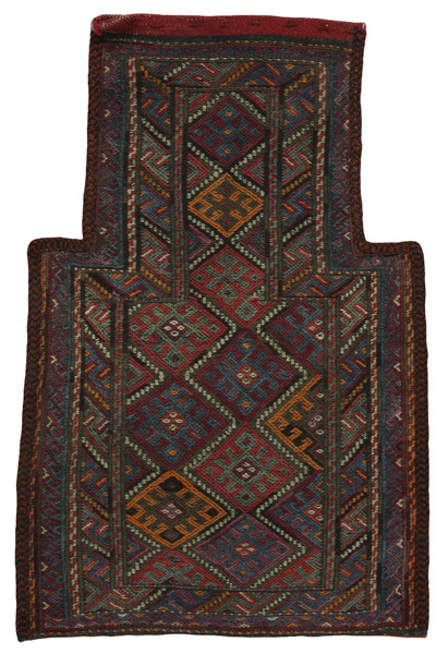 Qashqai - Saddle Bag Tappeto Persiano 59x38