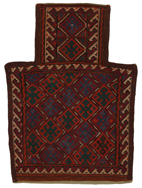 Qashqai - Saddle Bag Tappeto Persiano 47x32
