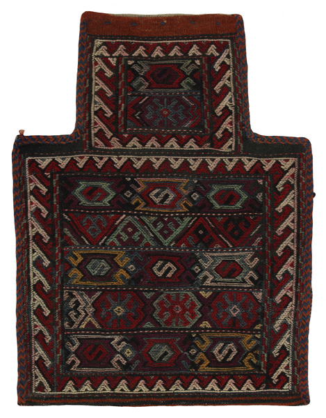 Qashqai - Saddle Bag Tappeto Persiano 46x35