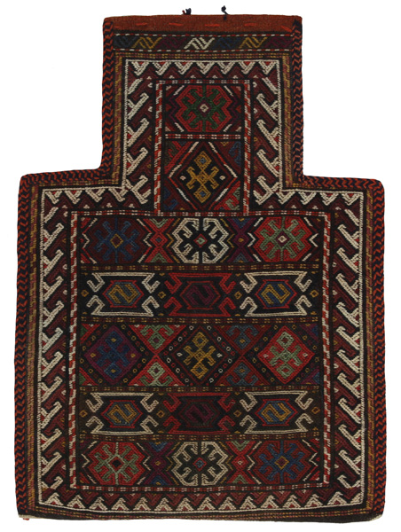 Qashqai - Saddle Bag Tappeto Persiano 52x38