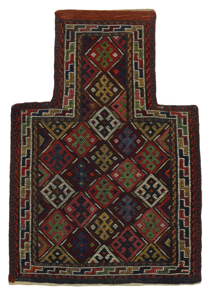 Qashqai - Saddle Bag Tappeto Persiano 54x37