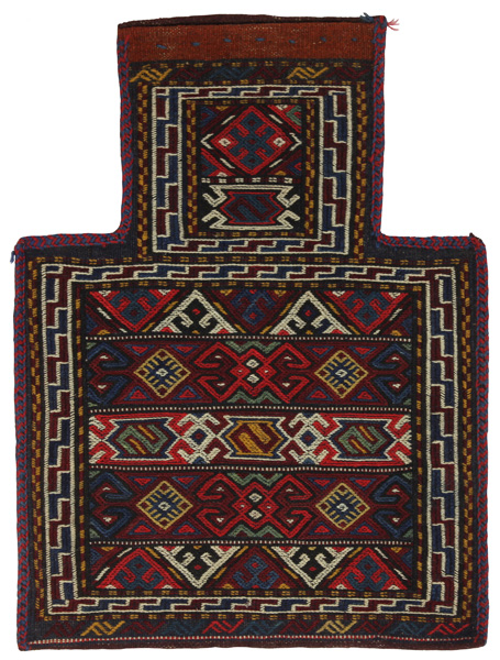 Qashqai - Saddle Bag Tappeto Persiano 48x36
