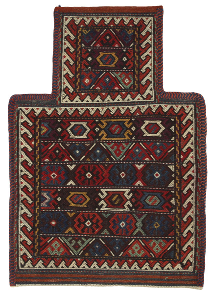 Qashqai - Saddle Bag Tappeto Persiano 52x36