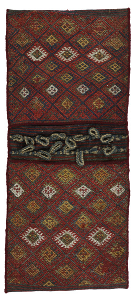 Turkaman - Saddle Bag Tappeto Afgano 126x55