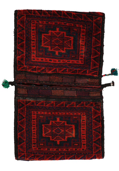 Jaf - Saddle Bag Tappeto Turkmeniano 98x57