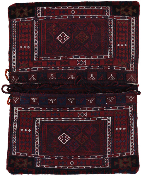 Jaf - Saddle Bag Tappeto Persiano 134x100