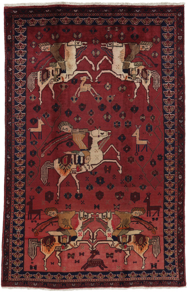 Afshar - Sirjan Tappeto Persiano 247x160