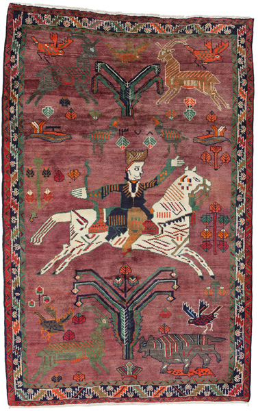Bakhtiari - Qashqai Tappeto Persiano 247x156
