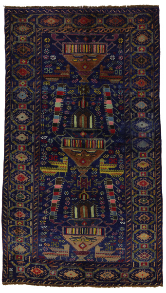 Baluch - Turkaman Tappeto Persiano 177x103