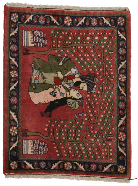 Bijar - Kurdi Tappeto Persiano 90x69