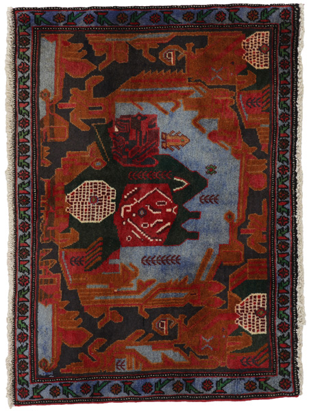 Koliai - Kurdi Tappeto Persiano 85x80