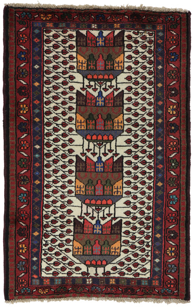 Afshar - Sirjan Tappeto Persiano 125x80