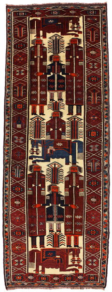 Bakhtiari - Qashqai Tappeto Persiano 433x156