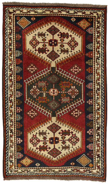 Yalameh - Qashqai Tappeto Persiano 160x96
