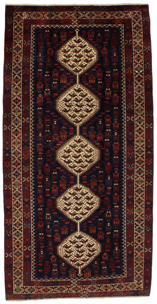 Senneh - Kurdi Tappeto Persiano 296x148