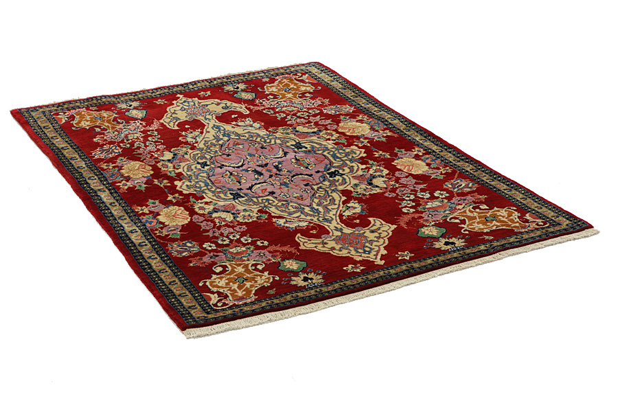 Isfahan Tappeto Persiano 188x132 - Immagine 1