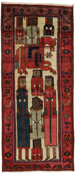 Qashqai - Bakhtiari Tappeto Persiano 296x130