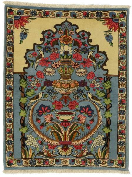 Isfahan Tappeto Persiano 111x87