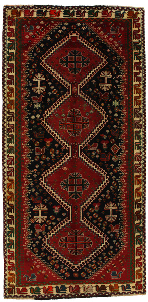 Yalameh - Qashqai Tappeto Persiano 296x146