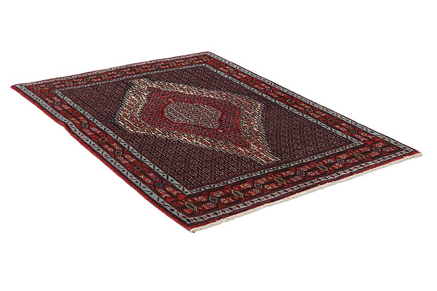 Senneh - Kurdi Tappeto Persiano 166x125 - Immagine 1