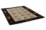 Gabbeh - Qashqai Tappeto Persiano 250x180 - Immagine 1