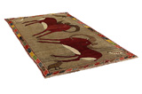 Gabbeh - Qashqai Tappeto Persiano 272x145 - Immagine 1