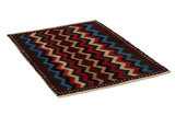 Gabbeh - Qashqai Tappeto Persiano 148x102 - Immagine 1